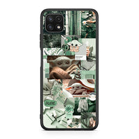 Thumbnail for Samsung A22 5G Collage Dude Θήκη Αγίου Βαλεντίνου από τη Smartfits με σχέδιο στο πίσω μέρος και μαύρο περίβλημα | Smartphone case with colorful back and black bezels by Smartfits