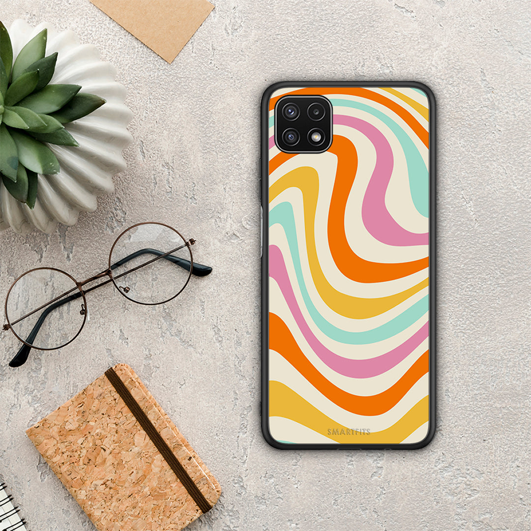 Colorful Waves - Samsung Galaxy A22 5G case
