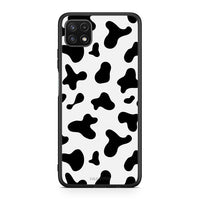 Thumbnail for Samsung A22 5G Cow Print θήκη από τη Smartfits με σχέδιο στο πίσω μέρος και μαύρο περίβλημα | Smartphone case with colorful back and black bezels by Smartfits