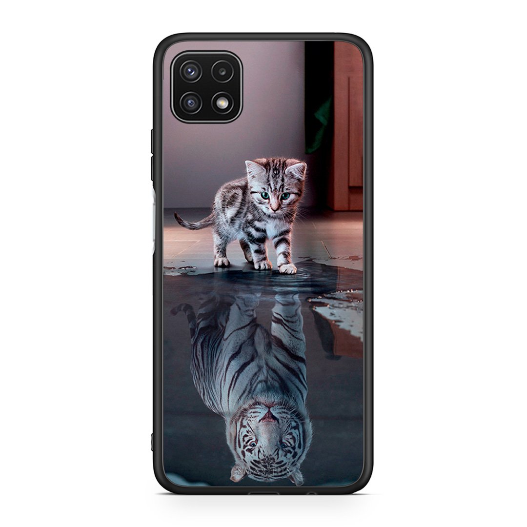 4 - Samsung A22 5G Tiger Cute case, cover, bumper