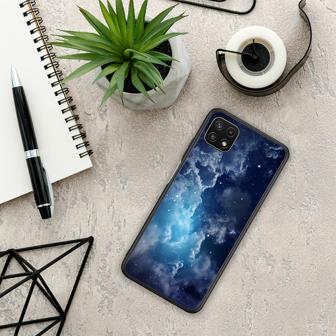 Galactic Blue Sky - Samsung Galaxy A22 5G case