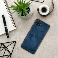 Thumbnail for Geometric Blue Abstract - Samsung Galaxy A22 5G case