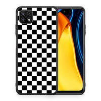 Thumbnail for Θήκη Samsung A22 5G Squares Geometric από τη Smartfits με σχέδιο στο πίσω μέρος και μαύρο περίβλημα | Samsung A22 5G Squares Geometric case with colorful back and black bezels