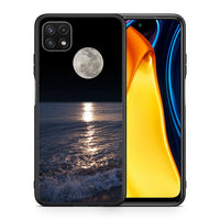 Thumbnail for Θήκη Samsung A22 5G Moon Landscape από τη Smartfits με σχέδιο στο πίσω μέρος και μαύρο περίβλημα | Samsung A22 5G Moon Landscape case with colorful back and black bezels