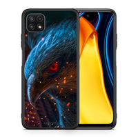 Thumbnail for Θήκη Samsung A22 5G Eagle PopArt από τη Smartfits με σχέδιο στο πίσω μέρος και μαύρο περίβλημα | Samsung A22 5G Eagle PopArt case with colorful back and black bezels