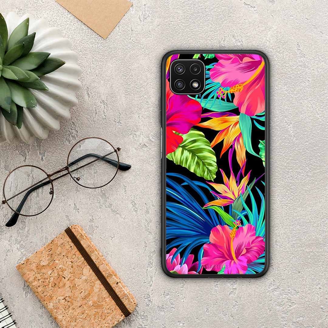 Tropical Flowers - Samsung Galaxy A22 5G case