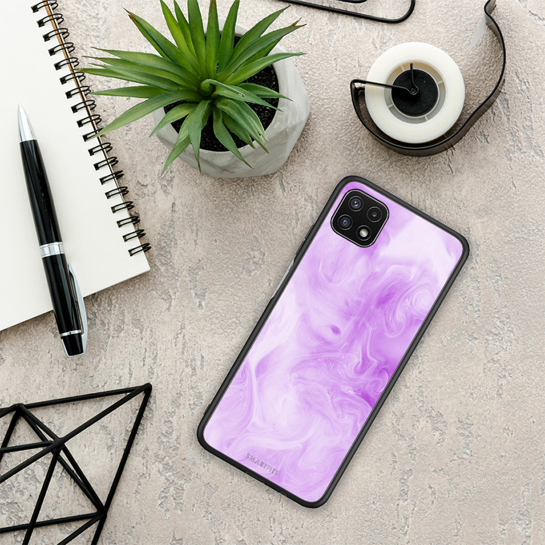 Watercolor Lavender - Samsung Galaxy A22 5G case