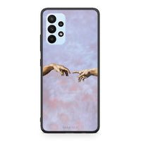 Thumbnail for Samsung A23 Adam Hand θήκη από τη Smartfits με σχέδιο στο πίσω μέρος και μαύρο περίβλημα | Smartphone case with colorful back and black bezels by Smartfits