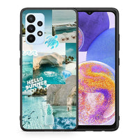 Thumbnail for Θήκη Samsung A23 Aesthetic Summer από τη Smartfits με σχέδιο στο πίσω μέρος και μαύρο περίβλημα | Samsung A23 Aesthetic Summer case with colorful back and black bezels