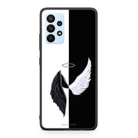 Thumbnail for Samsung A23 Angels Demons θήκη από τη Smartfits με σχέδιο στο πίσω μέρος και μαύρο περίβλημα | Smartphone case with colorful back and black bezels by Smartfits