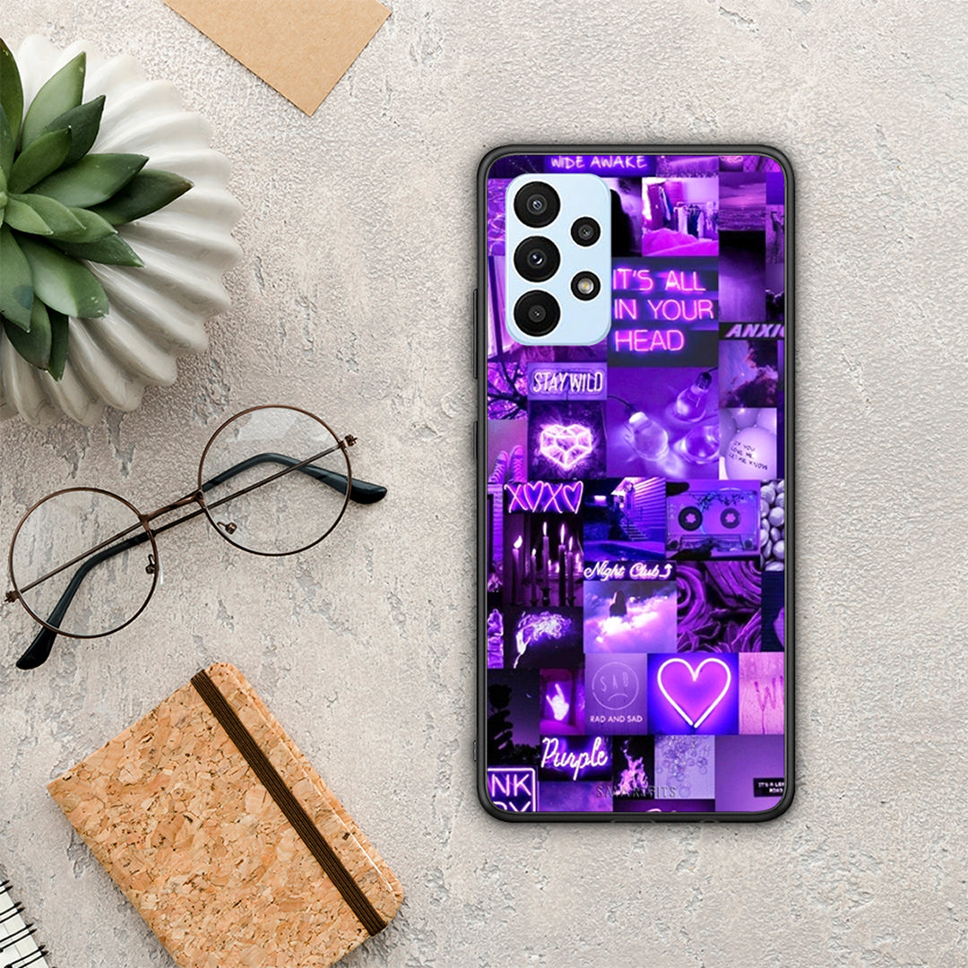 Collage Stay Wild - Samsung Galaxy A23 case