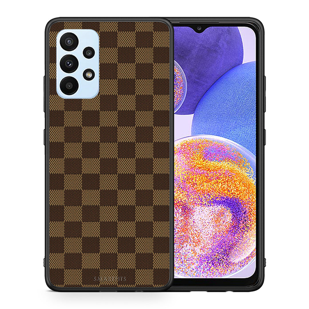 Θήκη Samsung A23 Glamour Designer από τη Smartfits με σχέδιο στο πίσω μέρος και μαύρο περίβλημα | Samsung A23 Glamour Designer case with colorful back and black bezels