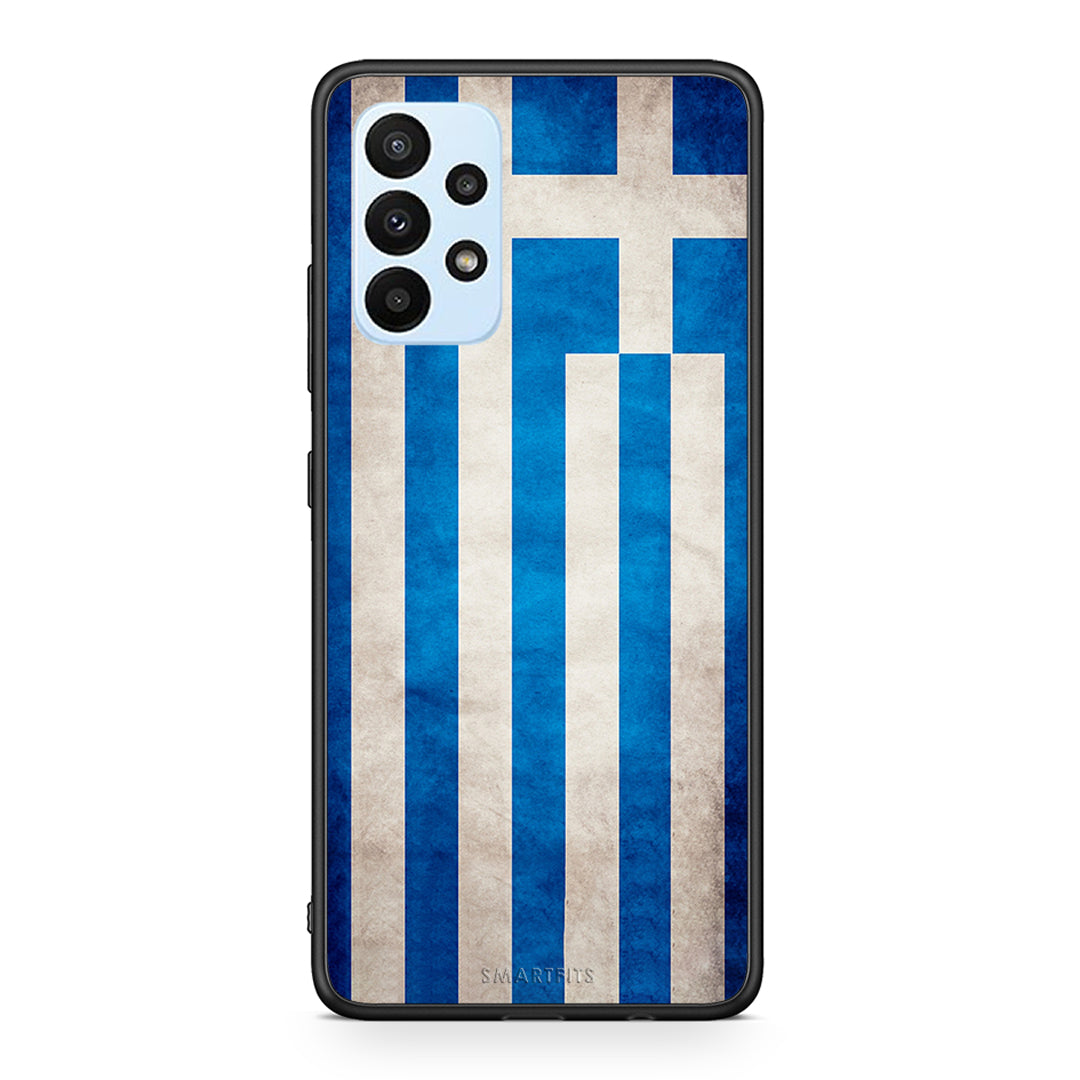 4 - Samsung A23 Greeek Flag case, cover, bumper