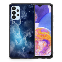 Thumbnail for Θήκη Samsung A23 Blue Sky Galaxy από τη Smartfits με σχέδιο στο πίσω μέρος και μαύρο περίβλημα | Samsung A23 Blue Sky Galaxy case with colorful back and black bezels