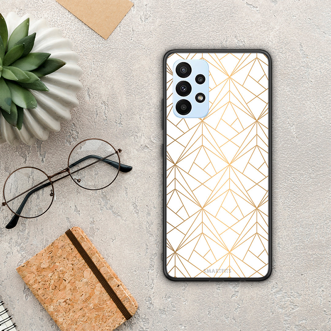 Geometric Luxury White - Samsung Galaxy A23