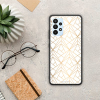 Thumbnail for Geometric Luxury White - Samsung Galaxy A23