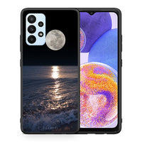 Thumbnail for Θήκη Samsung A23 Moon Landscape από τη Smartfits με σχέδιο στο πίσω μέρος και μαύρο περίβλημα | Samsung A23 Moon Landscape case with colorful back and black bezels