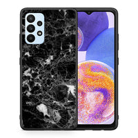 Thumbnail for Θήκη Samsung A23 Male Marble από τη Smartfits με σχέδιο στο πίσω μέρος και μαύρο περίβλημα | Samsung A23 Male Marble case with colorful back and black bezels
