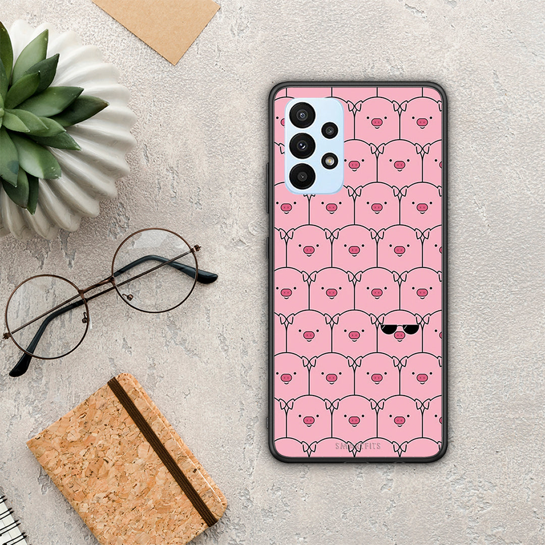 Pig Glasses - Samsung Galaxy A23 case