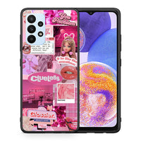 Thumbnail for Θήκη Αγίου Βαλεντίνου Samsung A23 Pink Love από τη Smartfits με σχέδιο στο πίσω μέρος και μαύρο περίβλημα | Samsung A23 Pink Love case with colorful back and black bezels
