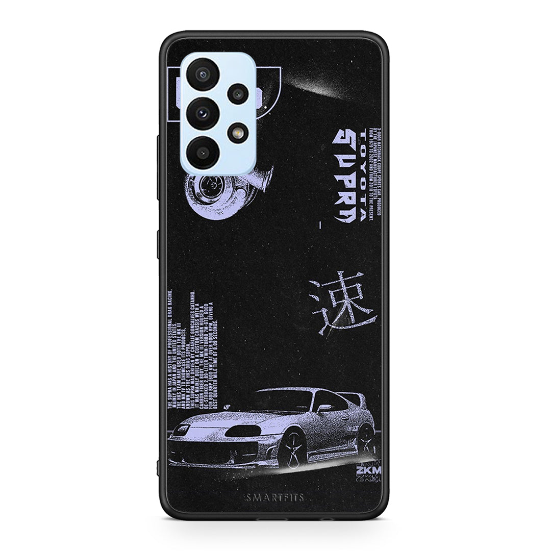 Samsung A23 Tokyo Drift Θήκη Αγίου Βαλεντίνου από τη Smartfits με σχέδιο στο πίσω μέρος και μαύρο περίβλημα | Smartphone case with colorful back and black bezels by Smartfits