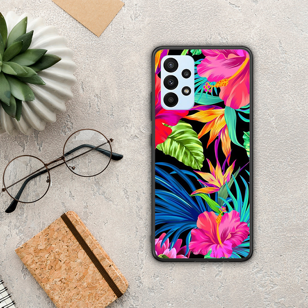 Tropical Flowers - Samsung Galaxy A23 case