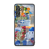 Thumbnail for Θήκη Samsung Galaxy A24 4G All Greek από τη Smartfits με σχέδιο στο πίσω μέρος και μαύρο περίβλημα | Samsung Galaxy A24 4G All Greek Case with Colorful Back and Black Bezels