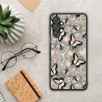 Thumbnail for Θήκη Samsung Galaxy A24 4G Boho Butterflies από τη Smartfits με σχέδιο στο πίσω μέρος και μαύρο περίβλημα | Samsung Galaxy A24 4G Boho Butterflies Case with Colorful Back and Black Bezels