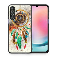 Thumbnail for Θήκη Samsung Galaxy A24 4G Boho DreamCatcher από τη Smartfits με σχέδιο στο πίσω μέρος και μαύρο περίβλημα | Samsung Galaxy A24 4G Boho DreamCatcher Case with Colorful Back and Black Bezels