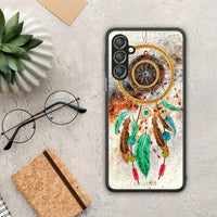 Thumbnail for Θήκη Samsung Galaxy A24 4G Boho DreamCatcher από τη Smartfits με σχέδιο στο πίσω μέρος και μαύρο περίβλημα | Samsung Galaxy A24 4G Boho DreamCatcher Case with Colorful Back and Black Bezels