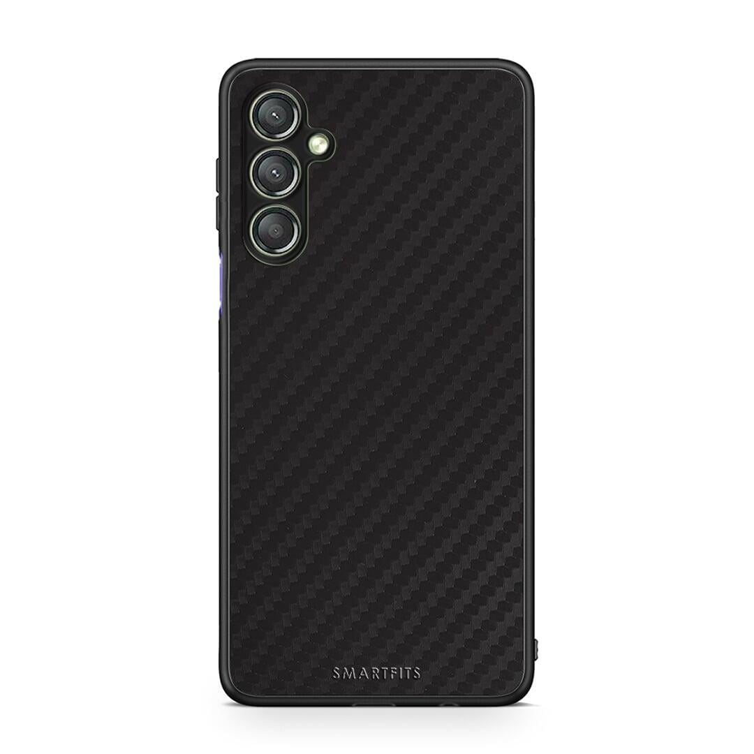 Θήκη Samsung Galaxy A24 4G Carbon Black από τη Smartfits με σχέδιο στο πίσω μέρος και μαύρο περίβλημα | Samsung Galaxy A24 4G Carbon Black Case with Colorful Back and Black Bezels