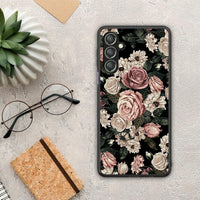 Thumbnail for Θήκη Samsung Galaxy A24 4G Flower Wild Roses από τη Smartfits με σχέδιο στο πίσω μέρος και μαύρο περίβλημα | Samsung Galaxy A24 4G Flower Wild Roses Case with Colorful Back and Black Bezels