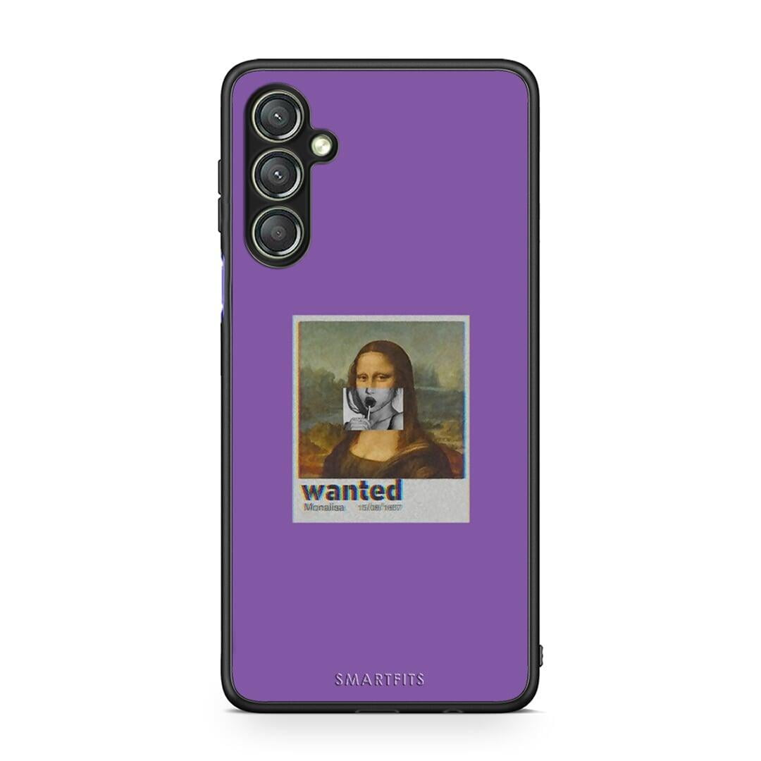 Θήκη Samsung Galaxy A24 4G Popart Monalisa από τη Smartfits με σχέδιο στο πίσω μέρος και μαύρο περίβλημα | Samsung Galaxy A24 4G Popart Monalisa Case with Colorful Back and Black Bezels