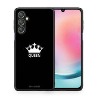 Thumbnail for Θήκη Samsung Galaxy A24 4G Valentine Queen από τη Smartfits με σχέδιο στο πίσω μέρος και μαύρο περίβλημα | Samsung Galaxy A24 4G Valentine Queen Case with Colorful Back and Black Bezels
