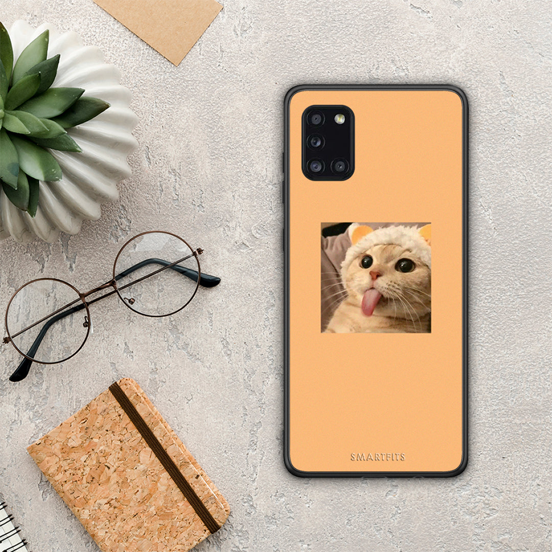 Cat Tongue - Samsung Galaxy A31 case