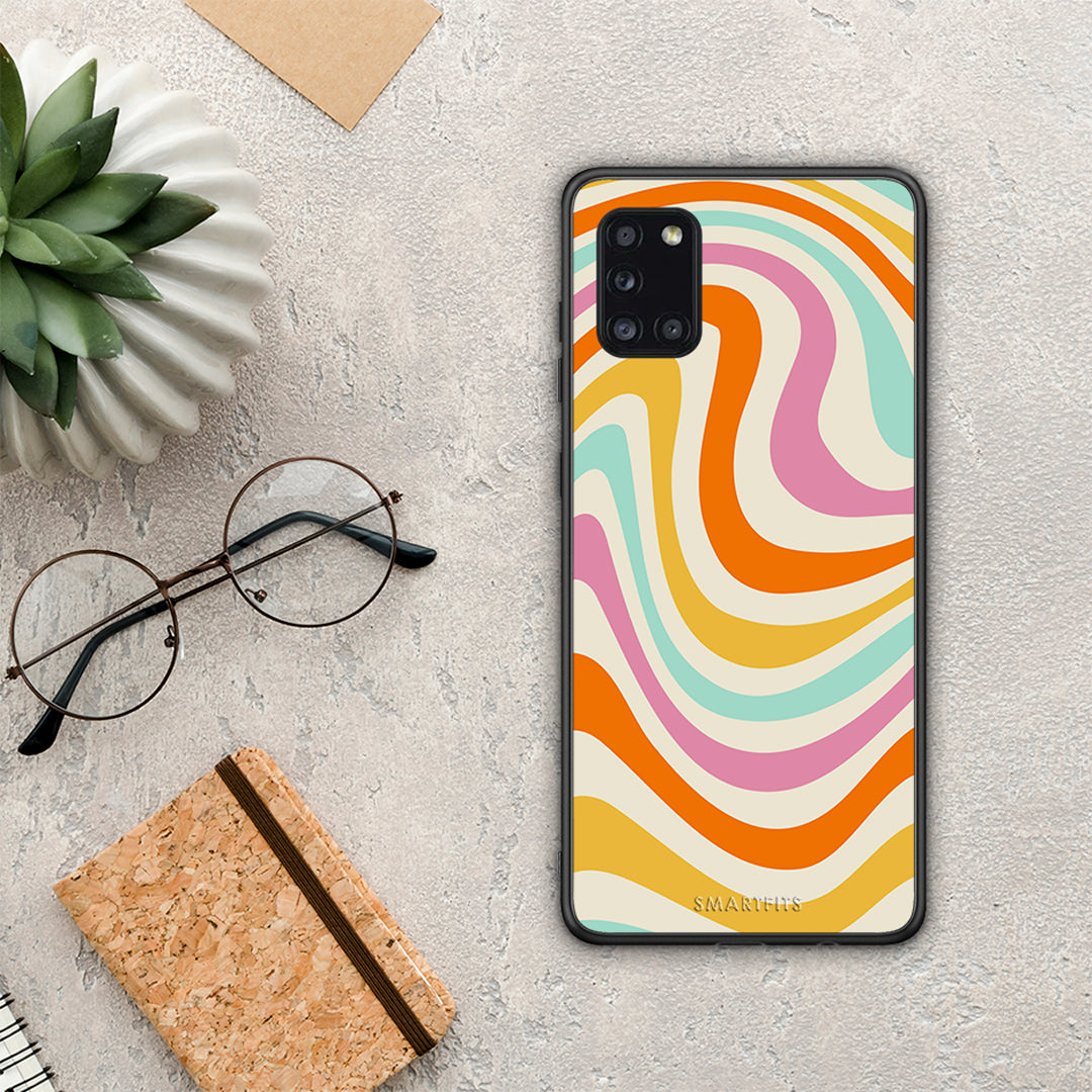 Colorful Waves - Samsung Galaxy A31 case