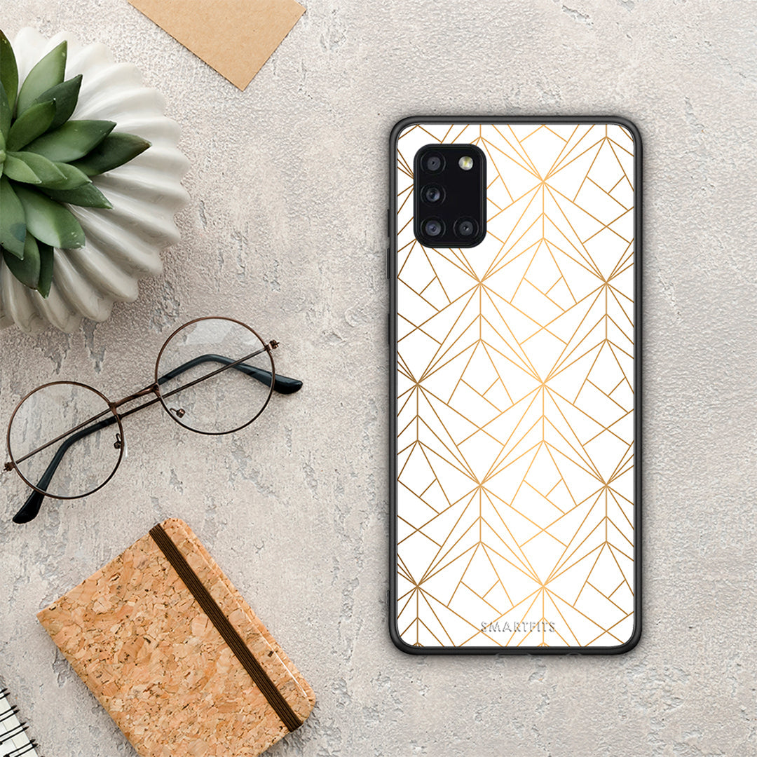 Geometric Luxury White - Samsung Galaxy A31