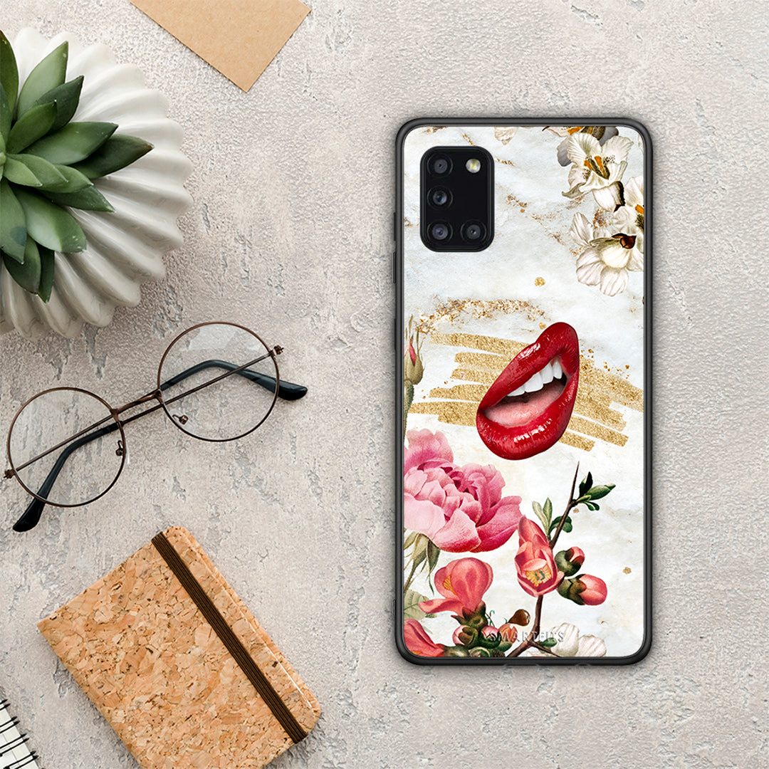 Red Lips - Samsung Galaxy A31 case