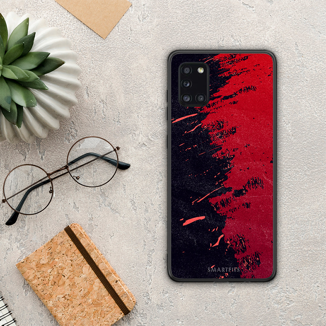 Red Paint - Samsung Galaxy A31 case