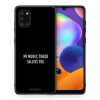Thumbnail for Θήκη Samsung Galaxy A31 Salute από τη Smartfits με σχέδιο στο πίσω μέρος και μαύρο περίβλημα | Samsung Galaxy A31 Salute case with colorful back and black bezels
