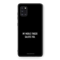 Thumbnail for Θήκη Samsung Galaxy A31 Salute από τη Smartfits με σχέδιο στο πίσω μέρος και μαύρο περίβλημα | Samsung Galaxy A31 Salute case with colorful back and black bezels