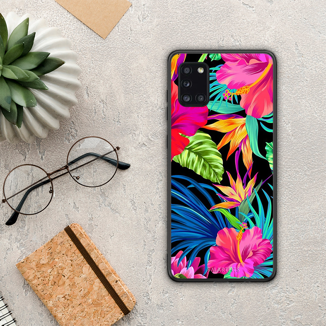 Tropical Flowers - Samsung Galaxy A31 case