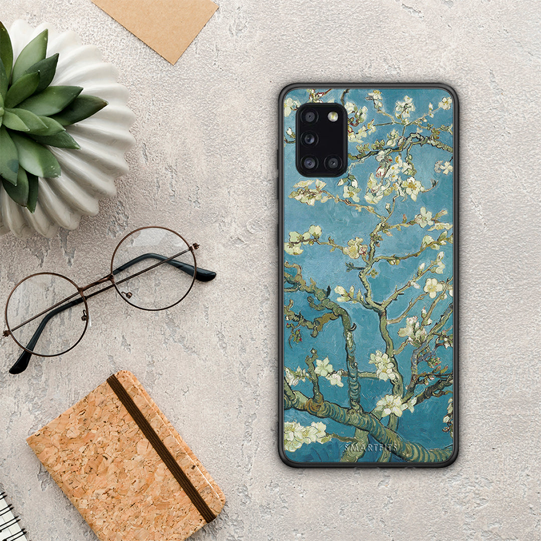 White Blossoms - Samsung Galaxy A31 case