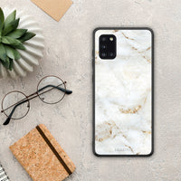 Thumbnail for White Gold Marble - Samsung Galaxy A31 case