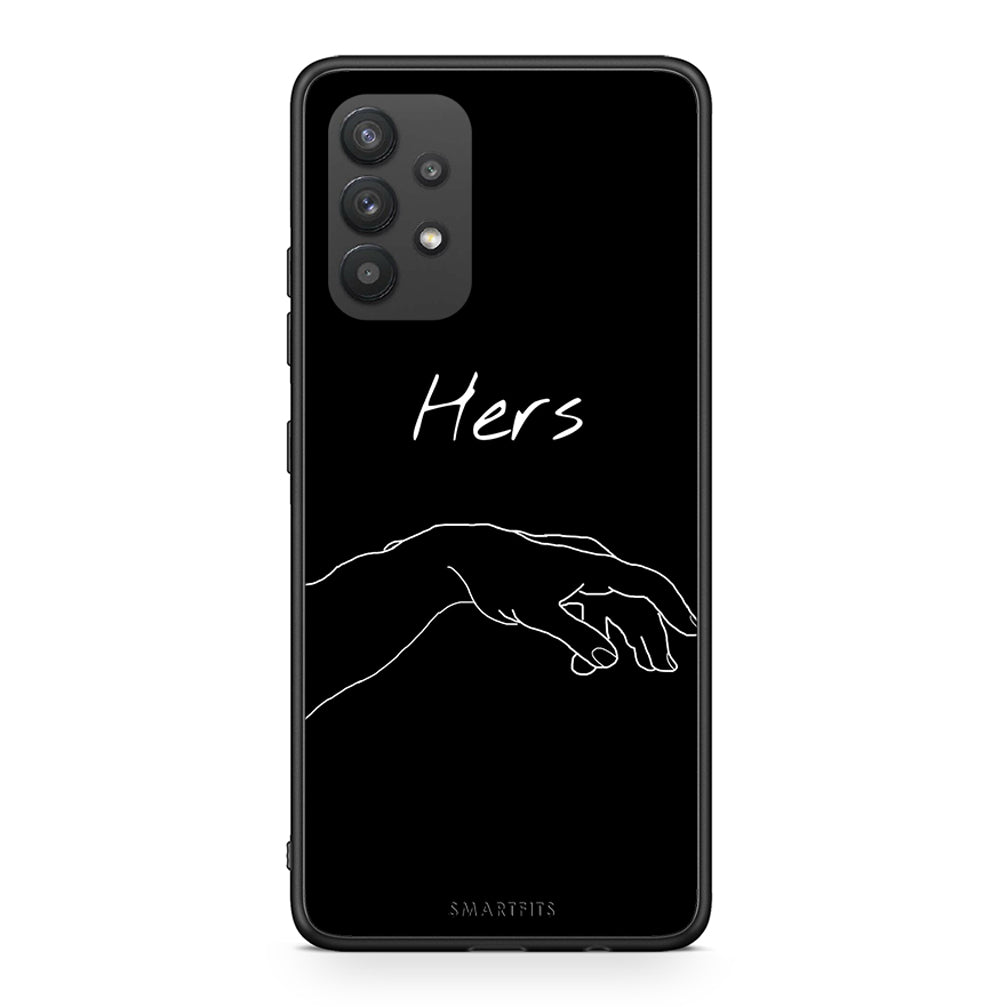 Samsung A32 4G Aeshetic Love 1 Θήκη Αγίου Βαλεντίνου από τη Smartfits με σχέδιο στο πίσω μέρος και μαύρο περίβλημα | Smartphone case with colorful back and black bezels by Smartfits
