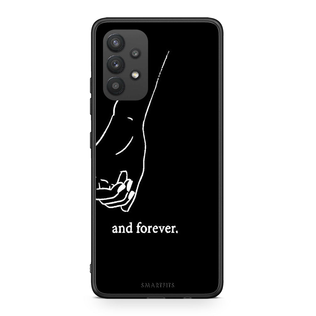 Samsung A32 4G Always & Forever 2 Θήκη Αγίου Βαλεντίνου από τη Smartfits με σχέδιο στο πίσω μέρος και μαύρο περίβλημα | Smartphone case with colorful back and black bezels by Smartfits