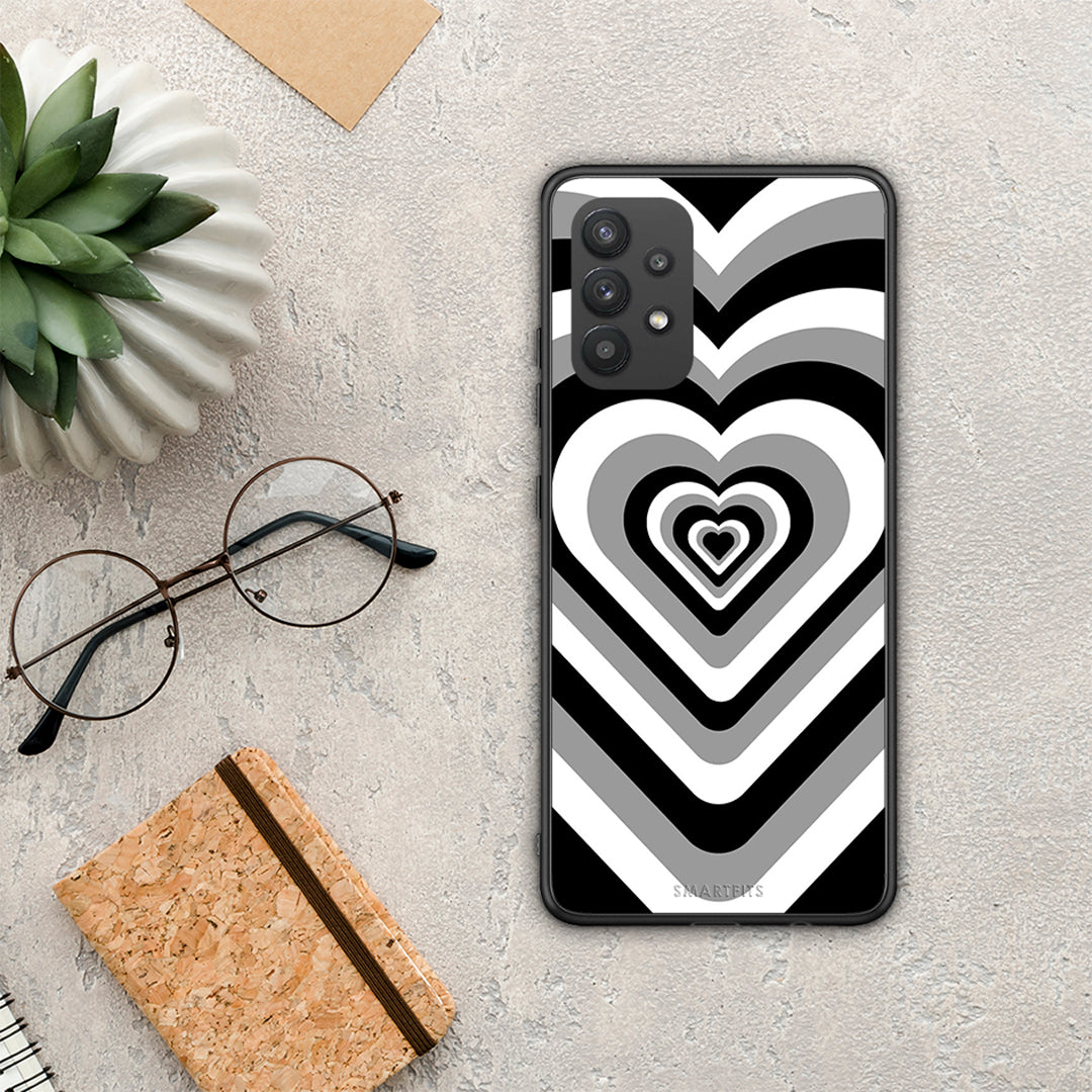 Black Hearts - Samsung Galaxy A32 4G case