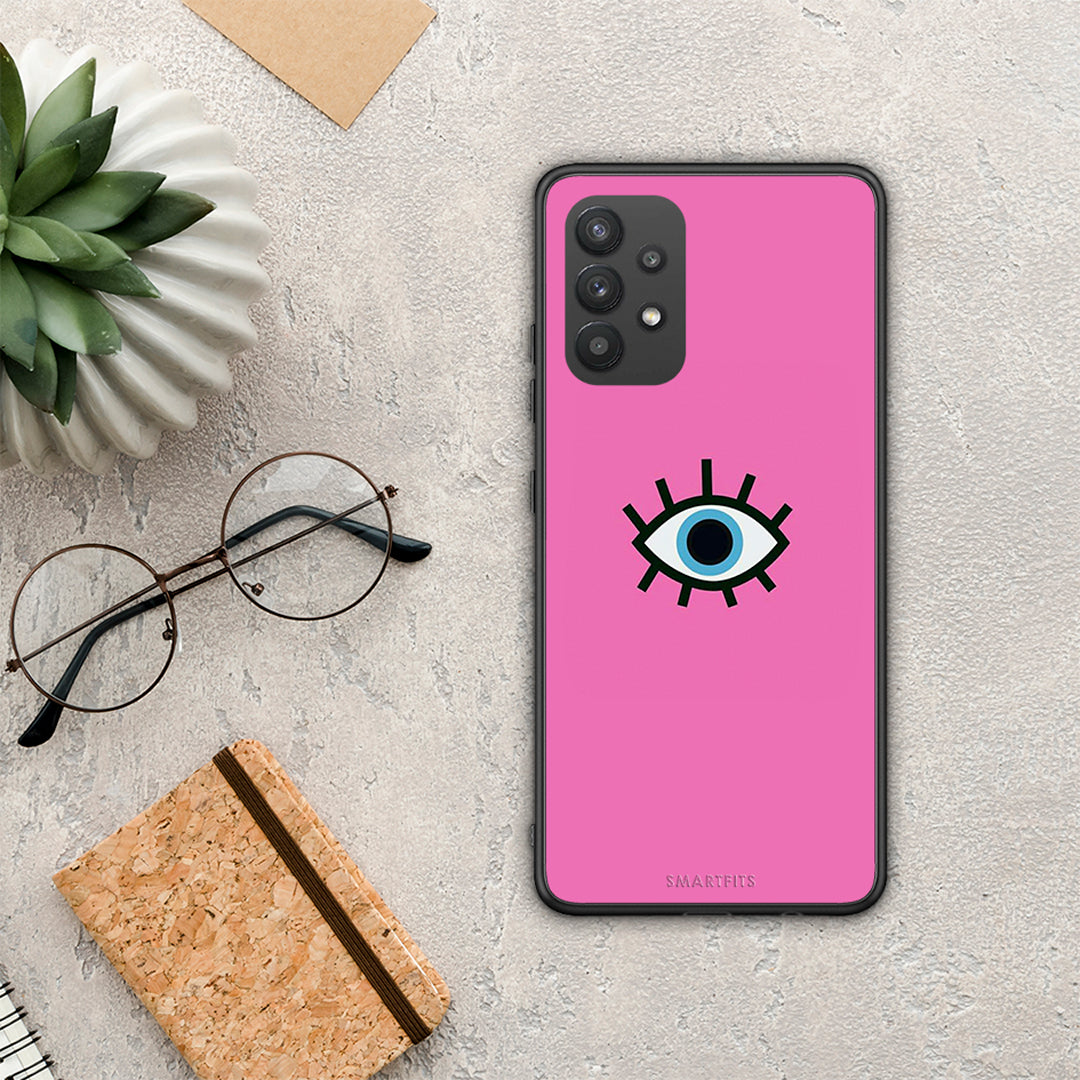 Blue Eye Pink - Samsung Galaxy A32 4G case