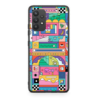 Thumbnail for Samsung A32 4G Bubbles Soap θήκη από τη Smartfits με σχέδιο στο πίσω μέρος και μαύρο περίβλημα | Smartphone case with colorful back and black bezels by Smartfits