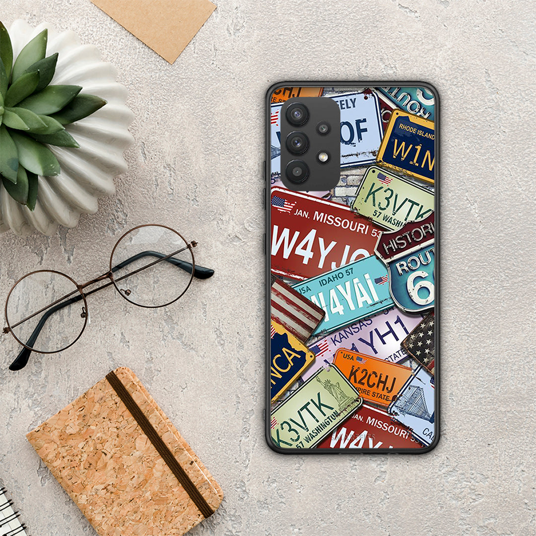 Car Plates - Samsung Galaxy A32 4G case